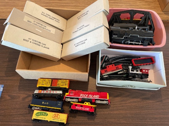 (2) Boxes of Assorted Trains and Accessories