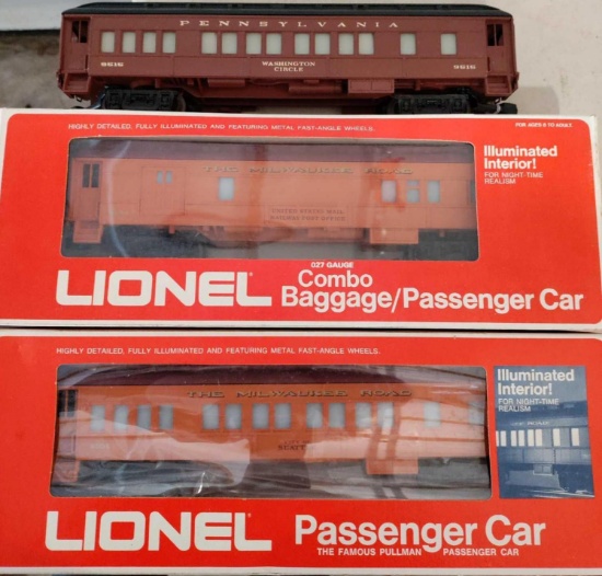 Lionel Milwaukee Combo Baggage/Passenger Car, Milwaukee Passenger/City of Seattle