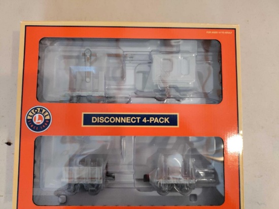 Lionel Disconnect 4- Pack MOW Disconnect Work Cars