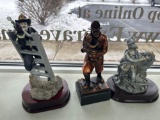 F- (3) Fireman Trophies/Statues