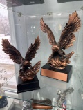 F- (2) Eagle Trophies/Statues