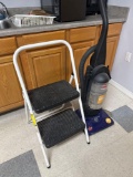 B- Cosco Step Stool and Bissell Powerforce Helix Vacuum