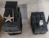 B- (17) Star Pen Holders and (11) Pend Holders