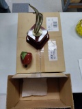 B- (3) Bronze Metal Flame Awards and (1) Red Wood Apple