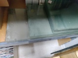 B- Stack of 3 Sizes Glass Shelves
