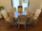 Dining Room- Thomasville China Hutch, Dining Table, (2) Captain's Chairs and (4) Chairs