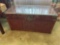 B1- Wicker Storage Chest With Glass Top