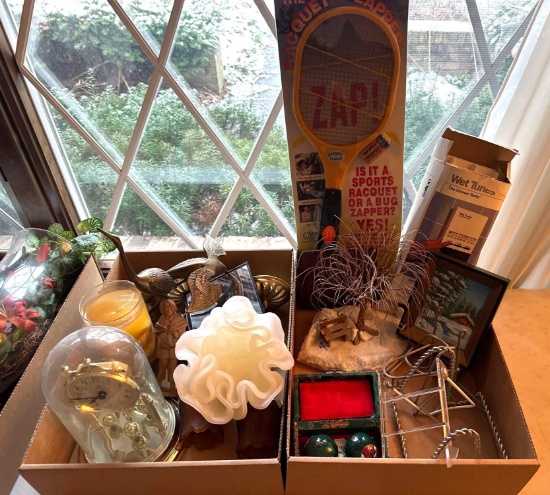 LR- (2) Boxes of Assorted Home Decor