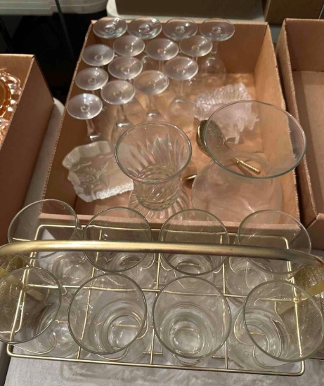 LR- Lot of Glass Items
