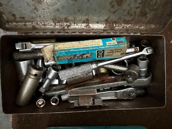 G- Tool Box With Sockets and Socket Wrenches
