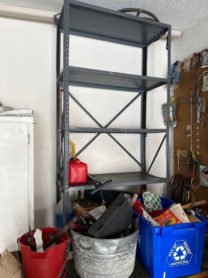 G- Metal Shelf with Contents