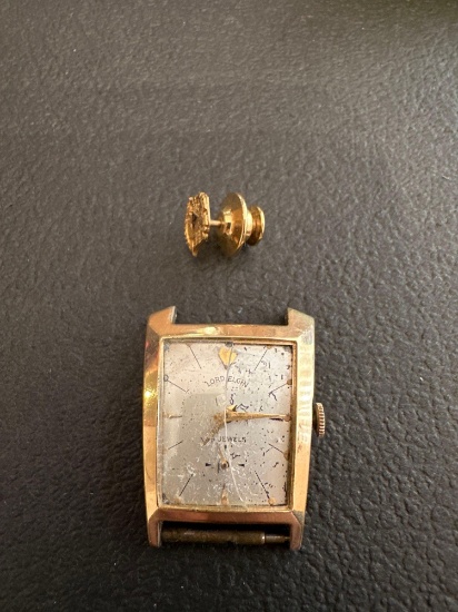 K- Lord Elgin Watch Face and 32 Toledo Pin