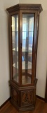 DR- Wood Curio Cabinet