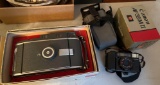 LR- Canon AF35M II and Polaroid Land Camera