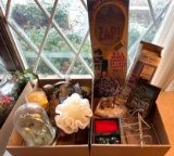 LR- (2) Boxes of Assorted Home Decor
