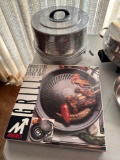 FR- Stainless Steel Cake Holder and Smokeless Indoor Stove Top