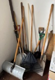 Garage (G)- Shovels and Rakes