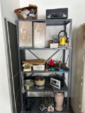 G- Metal Shelf and Contents