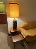 B- (2) End Tables, Coffee Table, and (2) Lamps