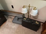 B- Lamp, Brief case and Heater