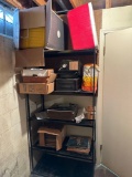 B- Metal Shelf and Contents