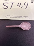Kitchen (K)- Sterling Silver Tennis Pin