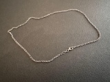 K- Silver Necklace
