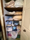 Bathroom 1 Closet- Assorted Linens and Other Items