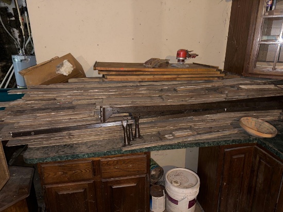 B- Flooring and Metal Bed Frame