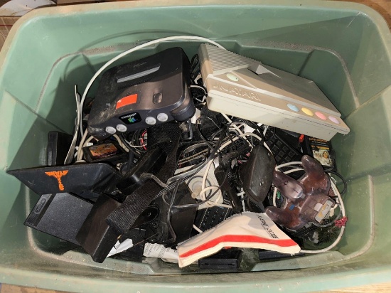 B- Nintendo 64 and Atarti With Games