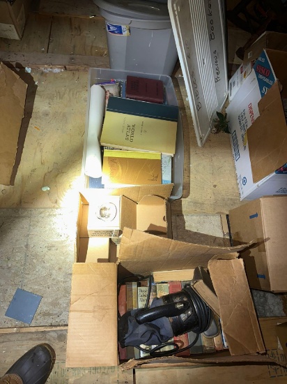 GA- Back Wall (2) Lines of Garage Attic Contents