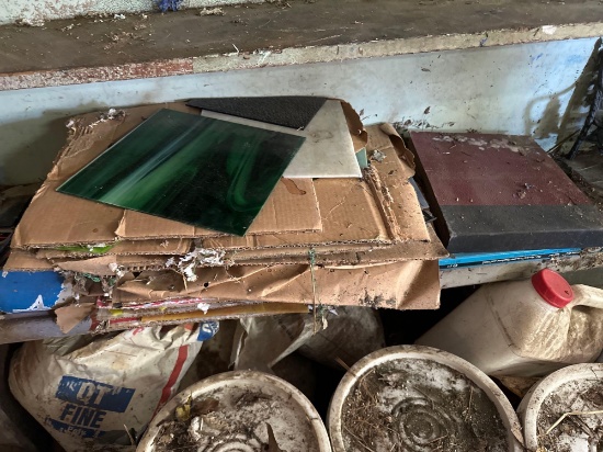 FG- Lot of Stained Glass Pieces