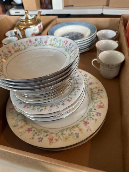 HG- Sea Gull China and Currier and Ives Bowls