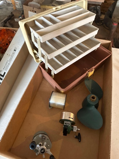 HG- Tackle Box, Propeller and Reels