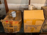 B- (2) Boxes of Coffee Mugs