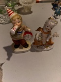 B- (2) Lefton Figurines