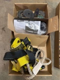 FG- Angle Grinder and New Blades, Safety Harness