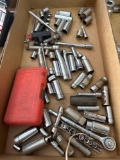 FG- (1) Box of Assorted Ratchets and Sockets