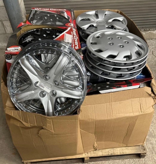 Pallet of Assorted Wheel Covers