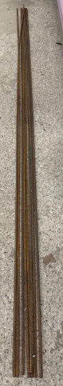 (8) Steel Rebar Rods