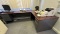 O- L-Shaped Metal Desk
