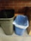 Trash Can and Recycling Can