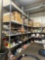 Gray and Green U-Shaped Shelving Unit
