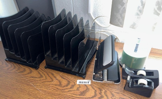 O- Filing Systems, Hole Puncher, and Tape Dispensers