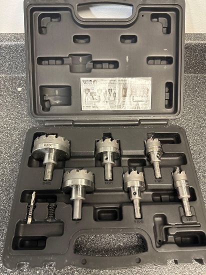 O- Klein Tools 8 Piece Master Electrician's Carbide Hole Cutter Set