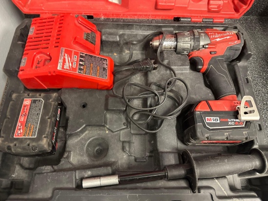 O- Milwaukee M18 Red Lithium XC 5.0 Drill