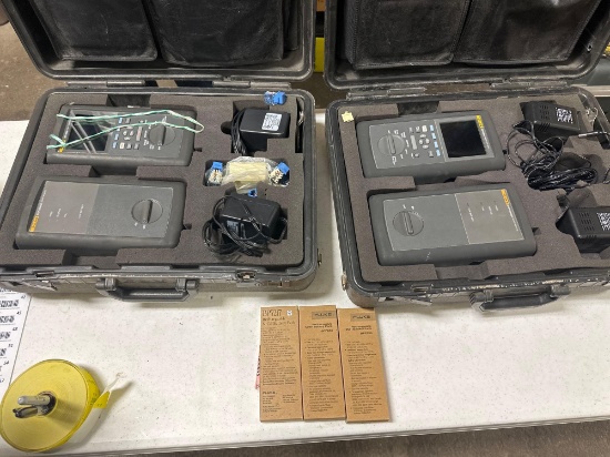 (2) Fluke CAT 5 Data Testers