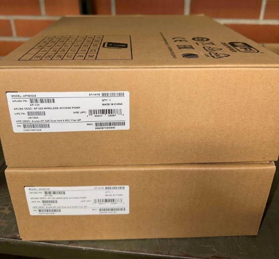 (2) Aruba Wireless Access Points