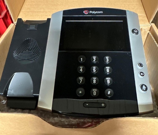 (2) Polycom VVX600 Business Media Phones