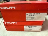 (2) Boxes Hilti Threaded Studs